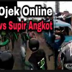 Bentrok Ojek Online VS Supir Angkot