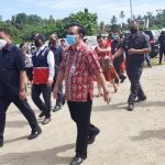Gubernur Olly letakan Batu Pertama diArea Cagar Budaya Waruga Waduk Kuwil Didampingi Kadis Kebudayaan