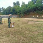Tingkatkan Kemampuan, Prajurit Korem 044/Gapo Latihan Menembak Senjata Ringan
