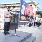 Kapolda Sumsel Pimpin Apel Pergeseran Pasukan Satgas Karhutla