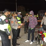 Polsub Sektor Kota Sumbawa Gencar Laksanakan Patroli Penegakkan Protokol Kesehatan