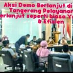 Masyarakat Pantura Gelar Aksi Demo di Depan Gedung BPN Kabupatan Tangerang