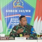 Danrem 162/WB Terima Paparan Rencana TMMD Ke-109 Tahun 2020 Kodim 1607/Sumbawa