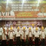 Lantik Ratusan Satgas, Ketum DPP Horas Bangso Batak : Seluruh Anggota Jaga Nama Baik dan Kuatkan Organisasi