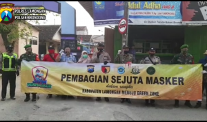 FORKOPIMKA Pimpin Langsung Pembagian Sejuta Masker