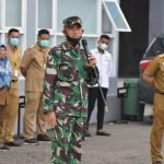 Dandim 0418/Palembang Beri Arahan dan Motivasi ke Pekerja Dinas PUPR