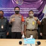 Kepala ATR BPN dan Kapolres, Kejari PN Kabupaten Bekasi Adakan MOU Pemberantasan Mafia Tanah