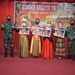 Komsos Kreatif, Kodim 0418/Palembang Gelar Lomba Seni Tari Kreasi
