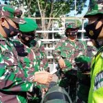 Kasdim 0418/Palembang Cek Perlengkapan Kendaraan Dinas Anggota