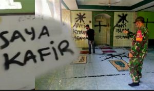 Aksi Vandalisme Rusak Mushola Darussalam Pasar Kemis