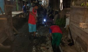 Antisipasi Banjir Dimusim Penghujan P3M Pasar Majenang Bersihkan Drainase