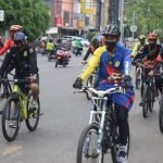 Jaga Kebugaran, Dandim 0418/Palembang Ajak Anggota Gowes Bareng