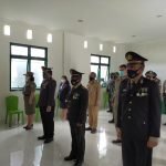 Peringatan HUT TNI ke-75, Kodim 1302/Minahasa Ikuti Upacara Firtual