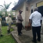 Personil Polsek TEUPAH Selatan Lakukan Pengecekan dan penyemprotan Desinfektan