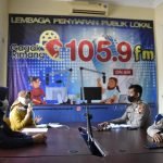 Polres Blora Sosialisasi Tertib Lalu Lintas dan Prokes di Radio Gagak Rimang