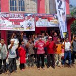 Paslon No urut 2 H. Hendra Gunawan disambut Meriah Masyarakat Jamburejo