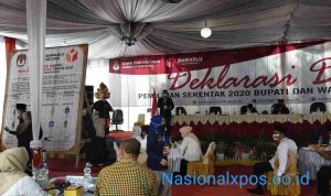 KPU Mura Deklarasi Damai Dalamrangka Pilkada Kabupaten Musi Rawas