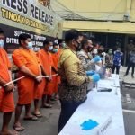 Ditreskrimsus Polda Sumsel Ringkus 7 Tersangka Pengangkut 70 Ton Minyak Ilegal