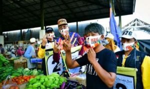 Blusukan di Pasar B Srikaton Pedagang Tugu Mulyo Ingin H2G Lanjutkan