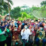 Teriakan ‘Menang dan Lanjutkan’ saat H2G-Mulya Blusukan di Trans Subur