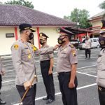 Kapolres Blora, Pimpin Upacara Kenaikan Pangkat Pengabdian Anggota Polres