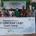 Dompet Dhuafa Sumsel Bersama PT PLN UPMK III Salurkan Bantuan Gerobak Laju
