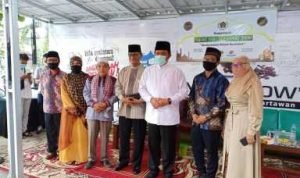 Deru Hadir di Tengah Wartawan Memperingati Maulid di Kantor PWI Sumsel