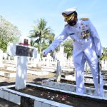 Hari Pahlawan Ke-75, Danlantamal VIII Ziarah di TMP Kairagi Manado