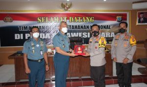 Tim Wantannas Berkunjung Ke Polda Sulawesi Utara