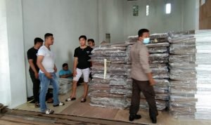 583 Kotak Suara Tiba di Kantor KPU Bitung, Polisi Lakukan Pengamanan