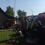 Polsek Kunduran Polres Blora Datangi TKP Kebakaran Rumah di Desa Tawangrejo