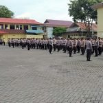 Apel Pengecekan Kesiapan Personel Polda Sulut dalam Pengamanan TPS