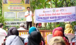 Resmikan PKT di Pallangga, Aslam Harap Masyarakat Lakukan Pemeliharaan Dengan Baik