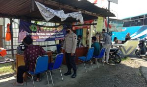 Operasi Prokes di Perbatasan Sambong-Cepu, 7 Pelanggar Dikenakan Sanksi Sosial