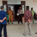 Jelang Pilkades Petugas Lakukan Woro-Woro dan Himbauan Prokes