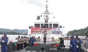 Kapolda Sulut Pimpin Upacara Tabur Bunga, HUT ke-70 Korps Polairud