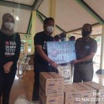 Wabup Cilacap dan Istri Berikan Bantuan di Posko Banjir Desa Tarisi