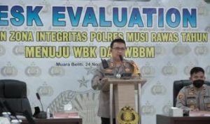 Polres Mura Laksanakan Kegiatan Desk Evaluasi Zona Integritas