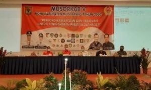 Musorkab V KONI MURA H. Azhari, ST Ketua terpilih 2020-2024