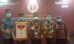 Pemkot Lubuklinggau Terima Penghargaan Kota sangat Inovatif 2020