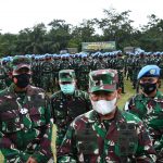 Danrem 044/Gapo Dampingi Kunker Asops Kasad di Yonif 141/AYJP