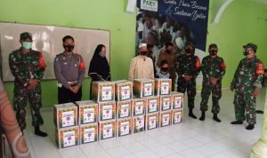 Peringati Hut TNI-AD Ke-71, Koramil 09/Mauk Santuni Yatim-Piatu