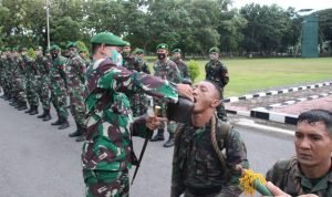 Alugoro Blora, Laksanakan Tradisi Prajurit Baru Masuk Satuan