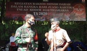 Peringatan Hari Juang Kartika, Dandim 0510/Trs Bertemu Pak Herman