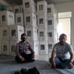 Pasca Pemungutan Suara, Polisi Jaga Ketat Gudang Logistik PPK