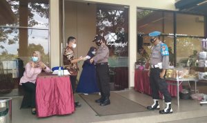 Upgrading dan Raker Fatayat NU Banten, Polres Serang Kota Gelar Apel Pengamanan