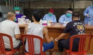 Lawan Covid-19, Polsek Pasar Kemis Melaksanakan Rafid Test