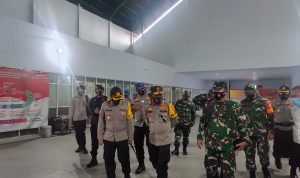 Kapolda dan Danrem Pantau Pengamanan Rapat Pleno di KPU Boltim