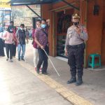 Jalan Santai Disabilitas Ditengah Pandemi Covid-19, Polisi Laksanakan Pengawalan