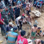 Tambang Emas Rakyat Ratatotok Kembali Makan 3 Korban, Danramil 12/Belang Evakuasi Korban Tertimbun